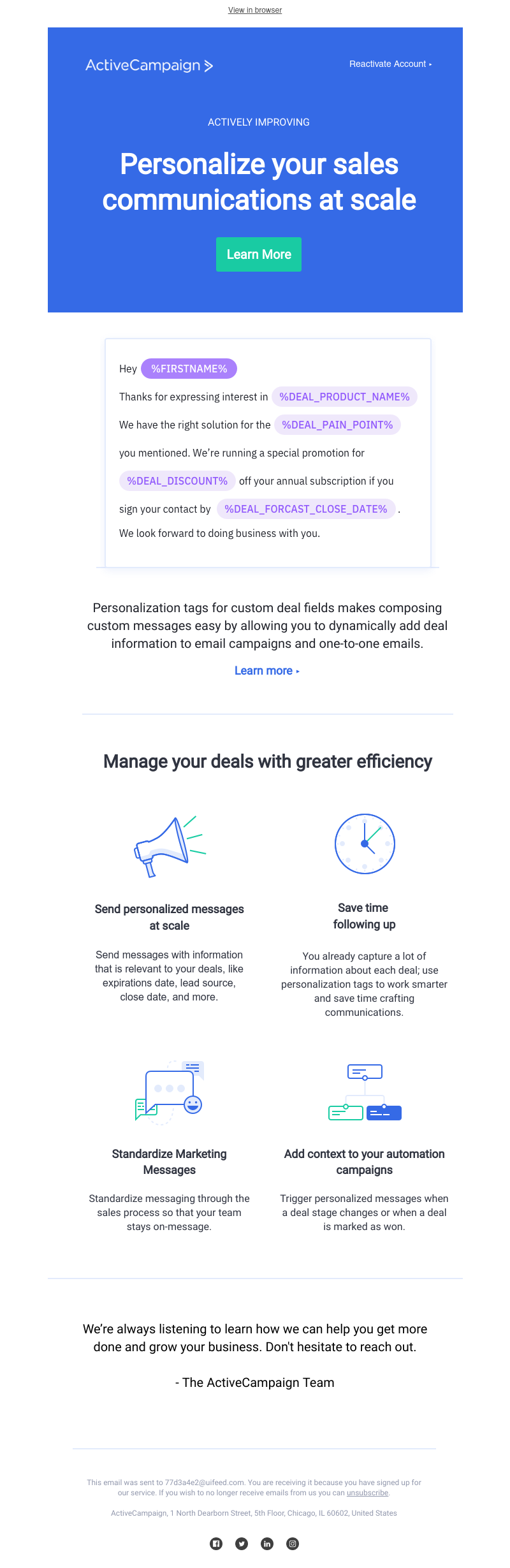  - [New] Personalize your sales messaging at scale