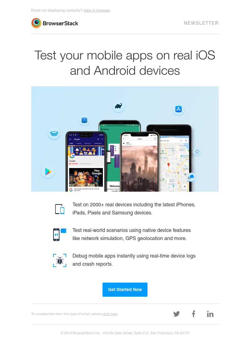  - Test Mobile Apps on BrowserStack