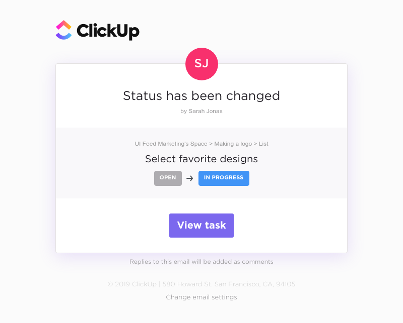 Tasks on ClickUp video screenshot