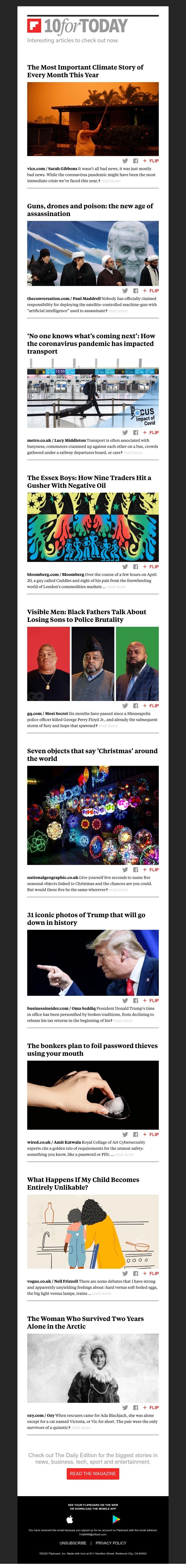 Flipboard - The most important climate story of every month this year