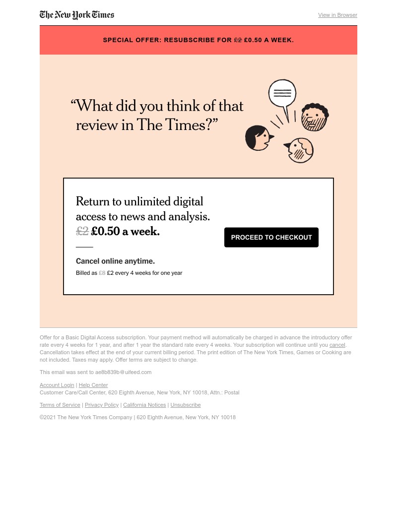 The New York Times - Special offer: £0.50 a week. Save now.