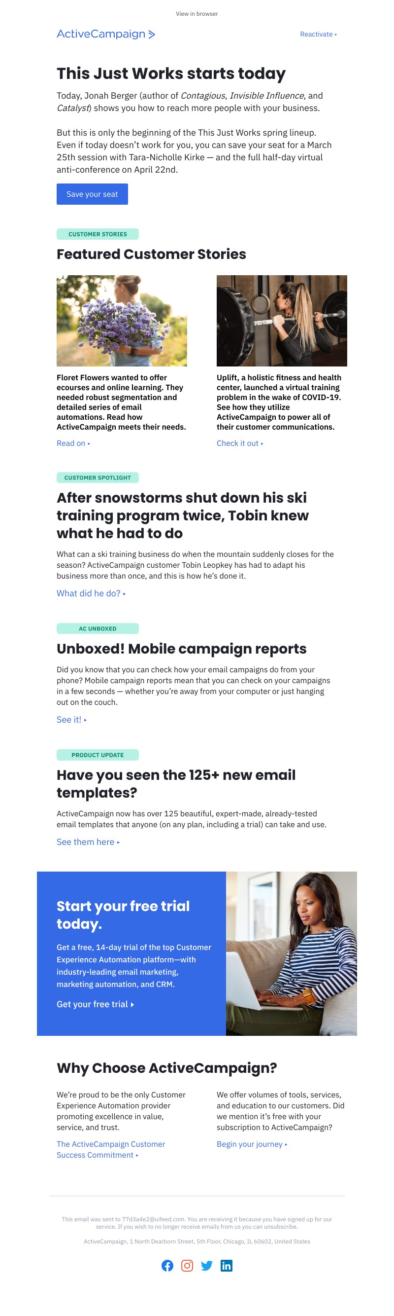  - The This Just Works spring lineup starts today
