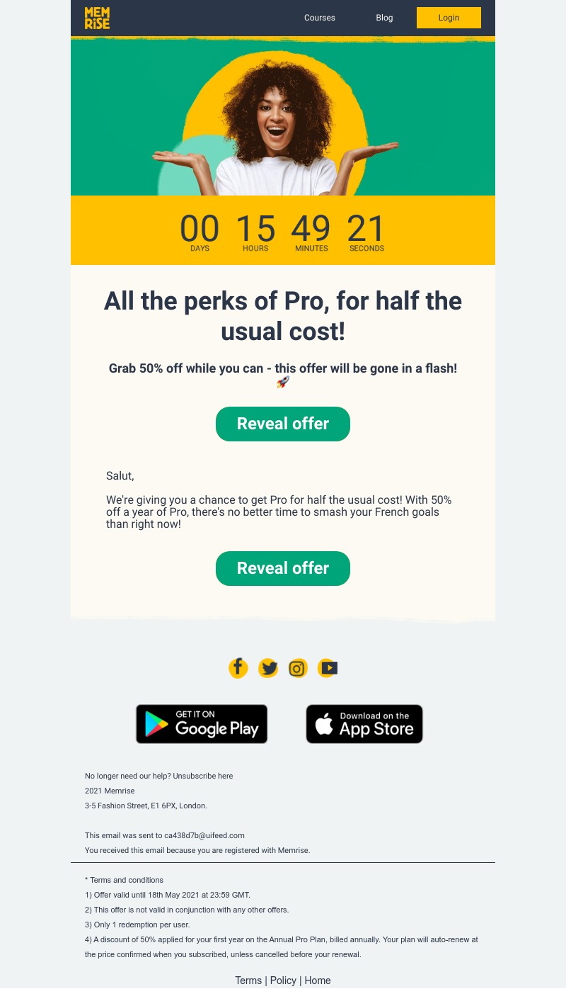 Memrise - Guess who's back, back again... it's 50% off!