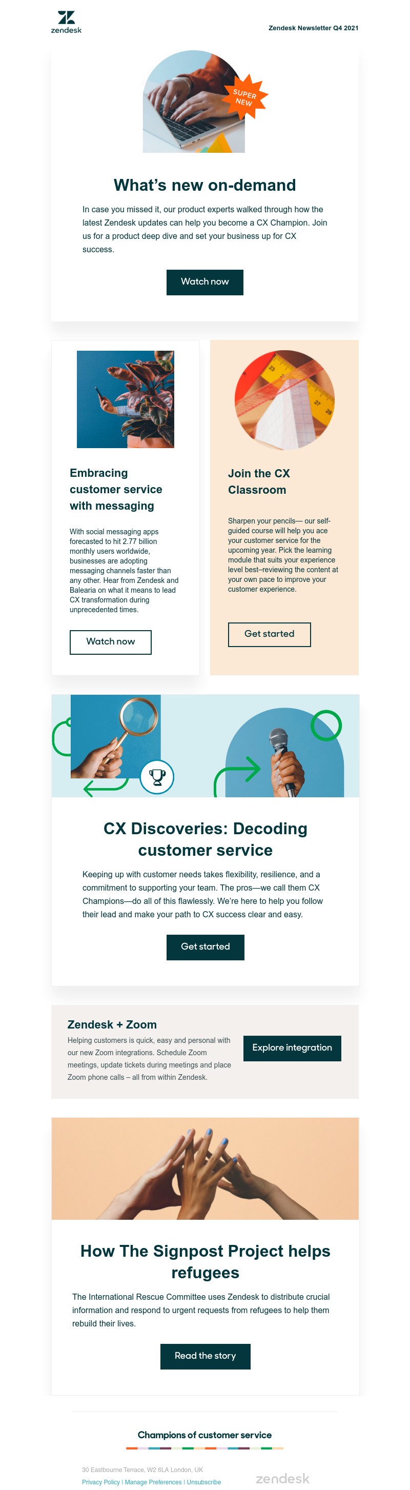 Zendesk - Step into 2022 as a CX Champion