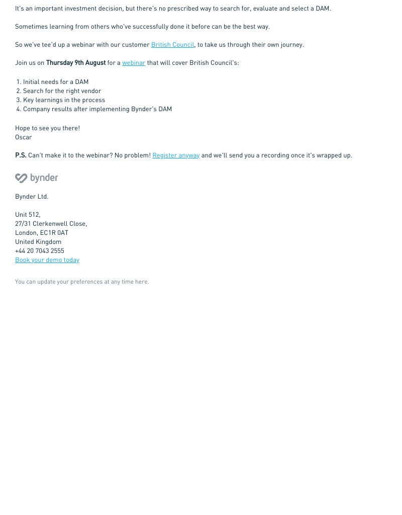 Bynder - Need a blueprint for investing in DAM?
