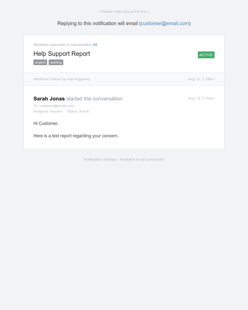  - [#4] Help Support Report