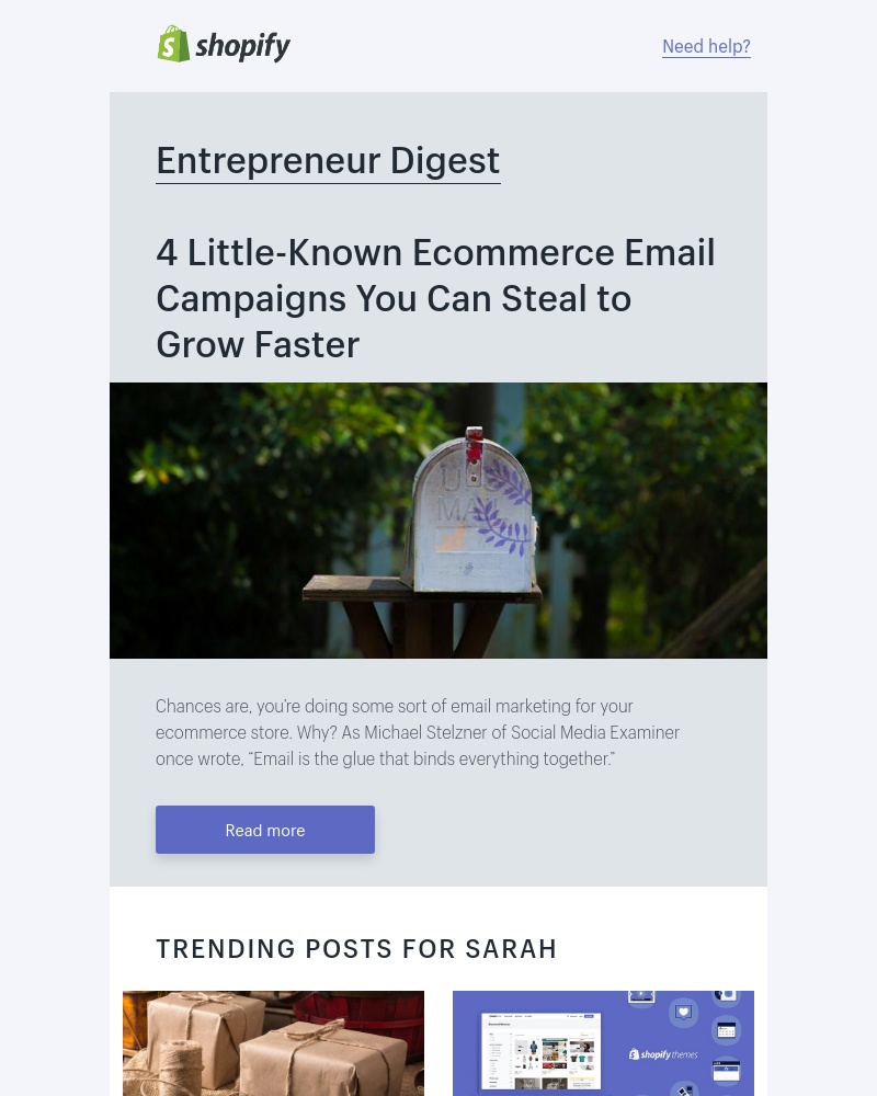 Shopify - 4 Little-Known Ecommerce Email Campaigns You Can Steal to Grow Faster