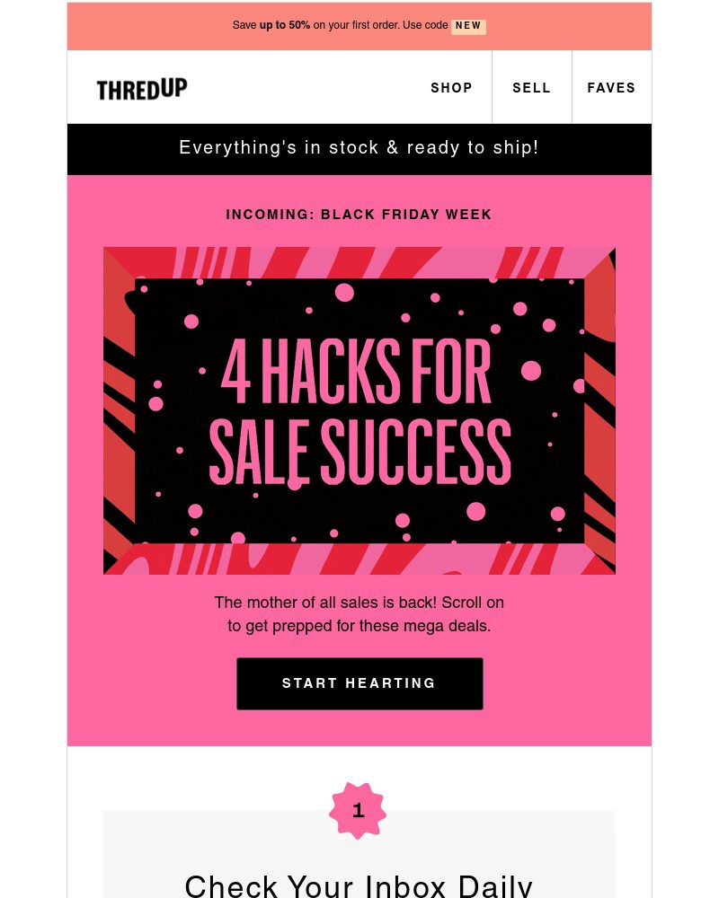 thredUP - 4️⃣ tips for this HUGE sale 👀