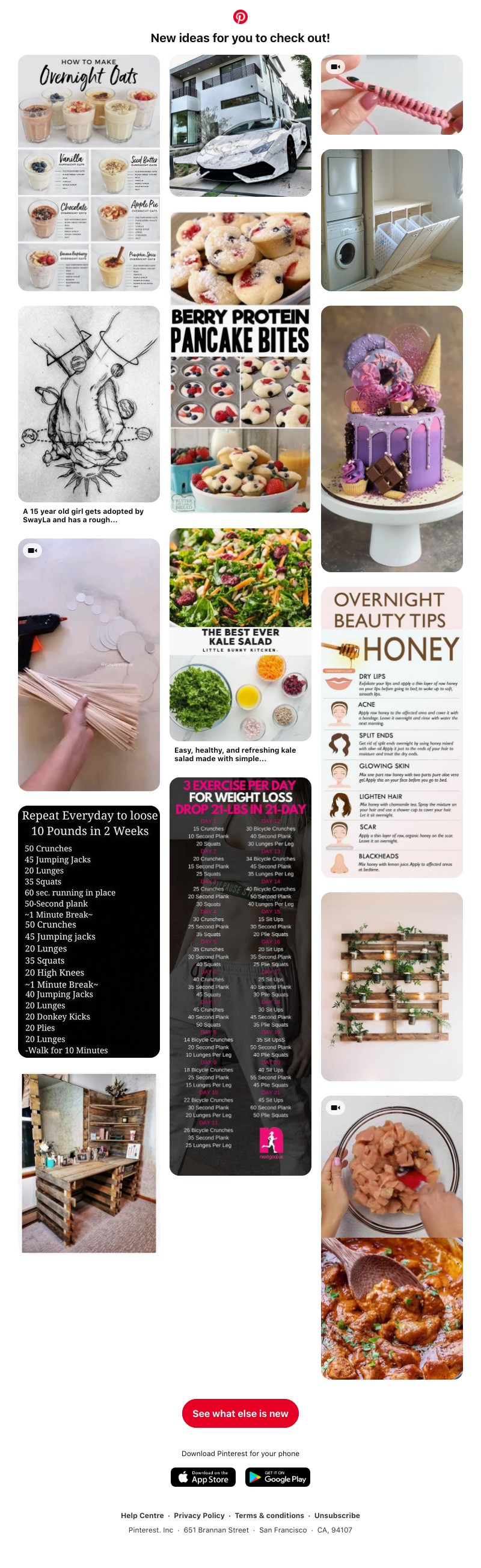 Pinterest - New ideas are ready for you