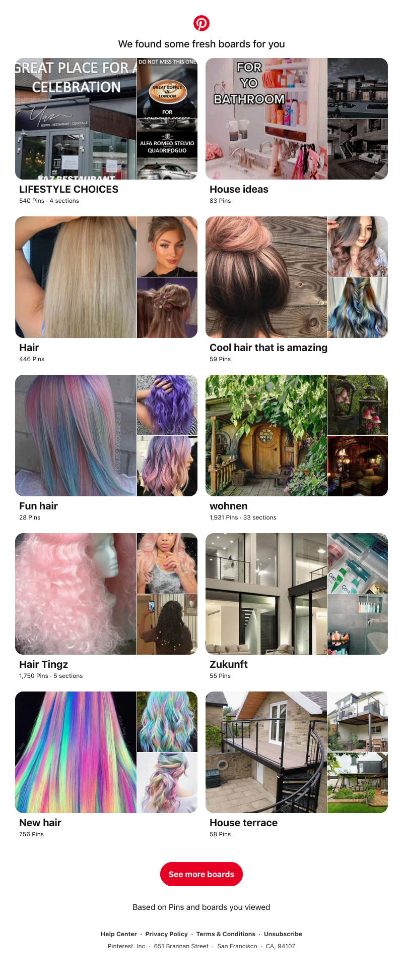 Pinterest - "LIFESTYLE CHOICES", "House ideas" and 8 other boards like yours