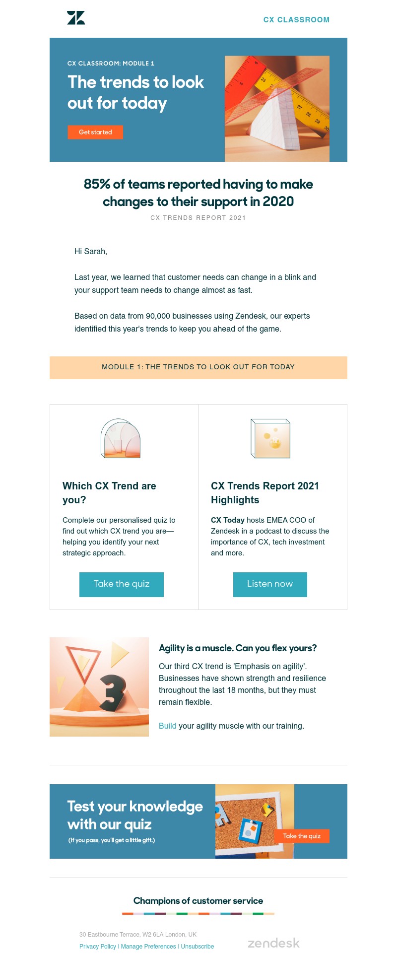 Zendesk - 5 CX trends to tackle the new world