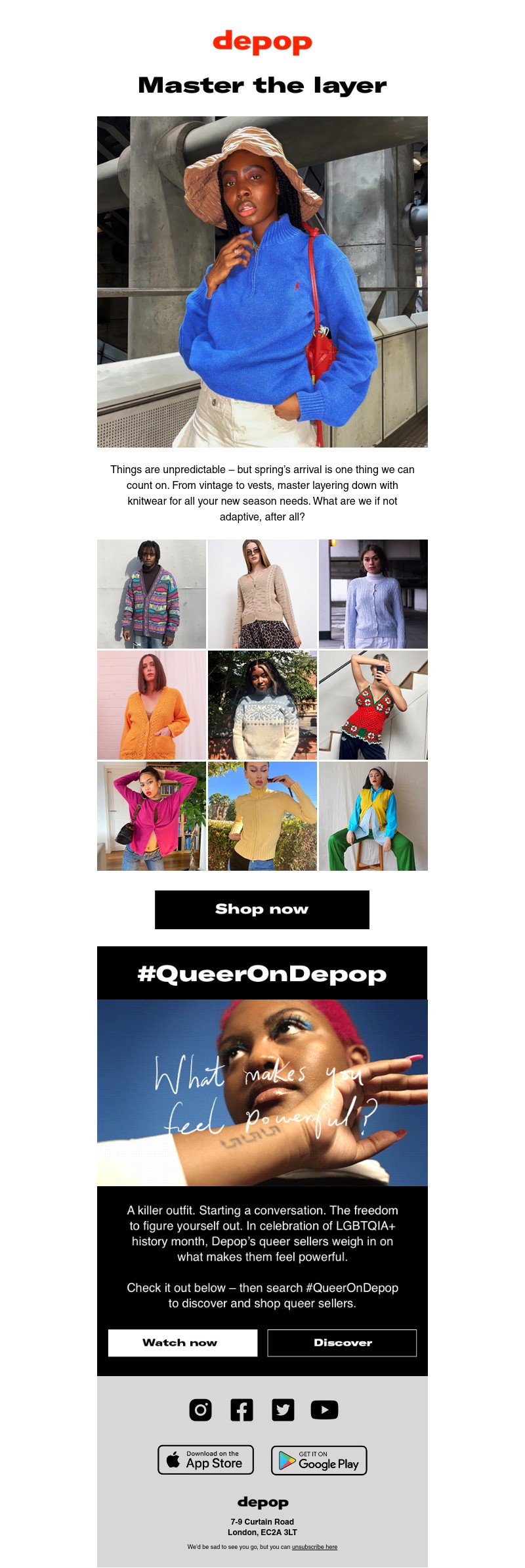 Depop - Take a masterclass in layering