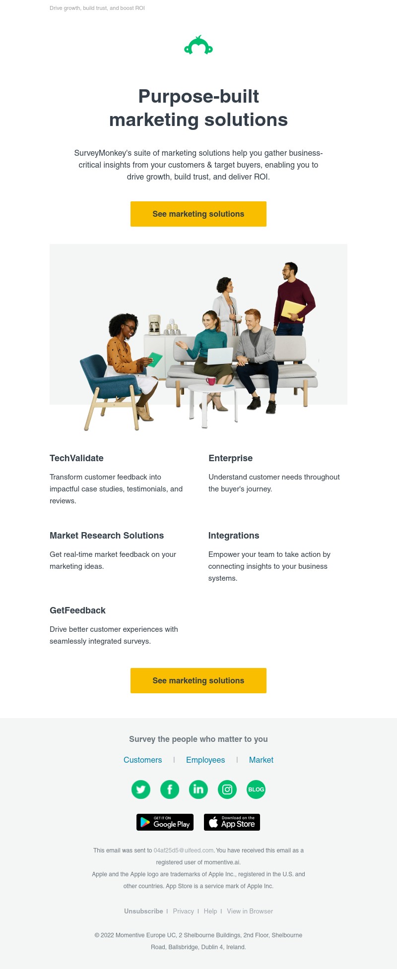 SurveyMonkey - Curious how marketers can drive growth & boost ROI?