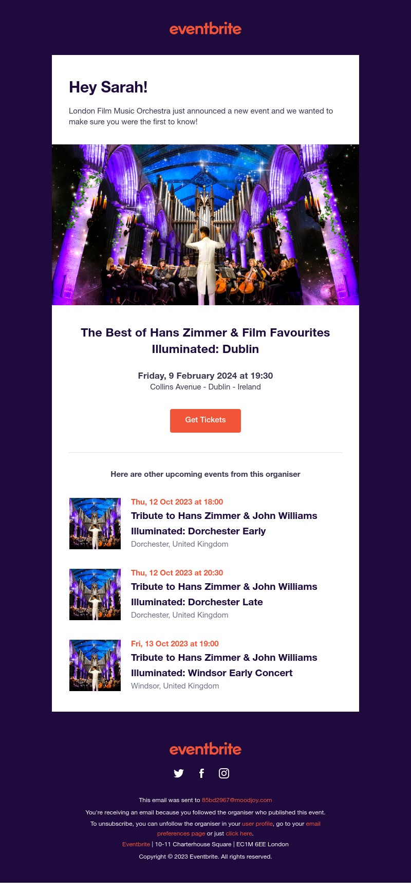 Eventbrite - Don't miss this new event by London Film Music Orchestra on 9 Feb!