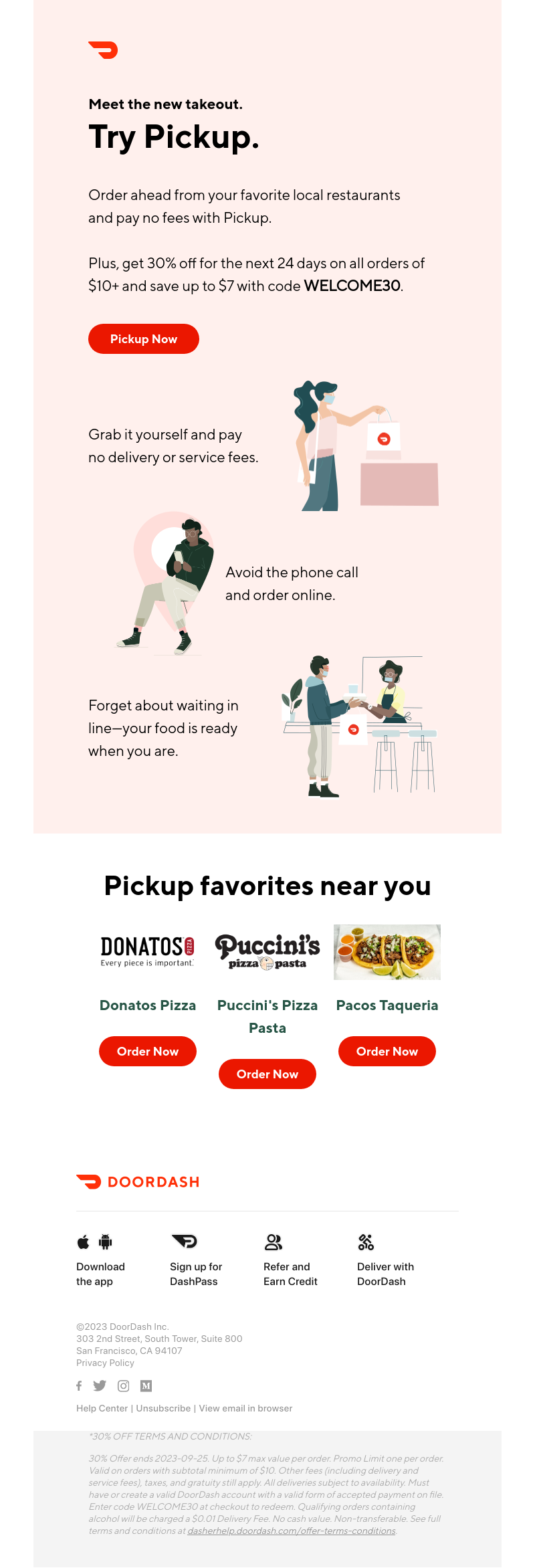  - Pickup. Meet the new takeout.