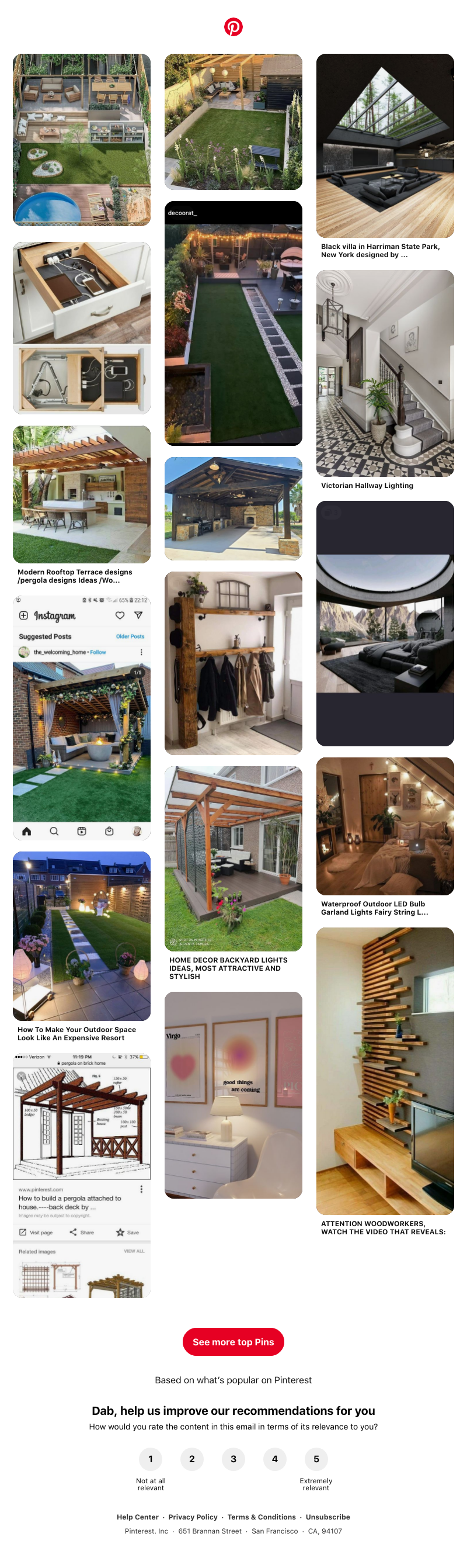 Pinterest - 🛋 Backyard Makeover, Interior Design, and more Pins popular on Pinterest