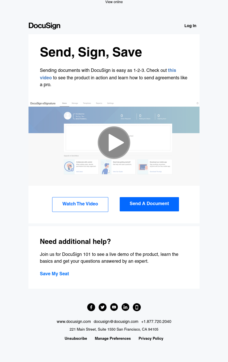  - Need help sending a document?