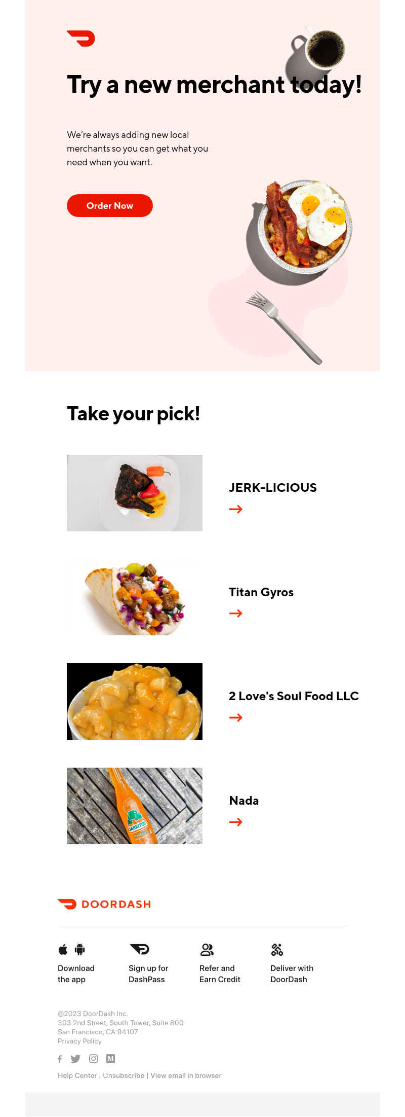  - New merchants all the time!