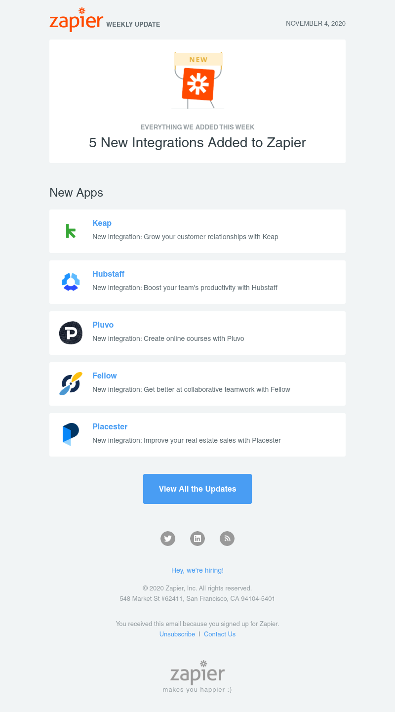 Zapier - 🚀 5 new integrations added to Zapier