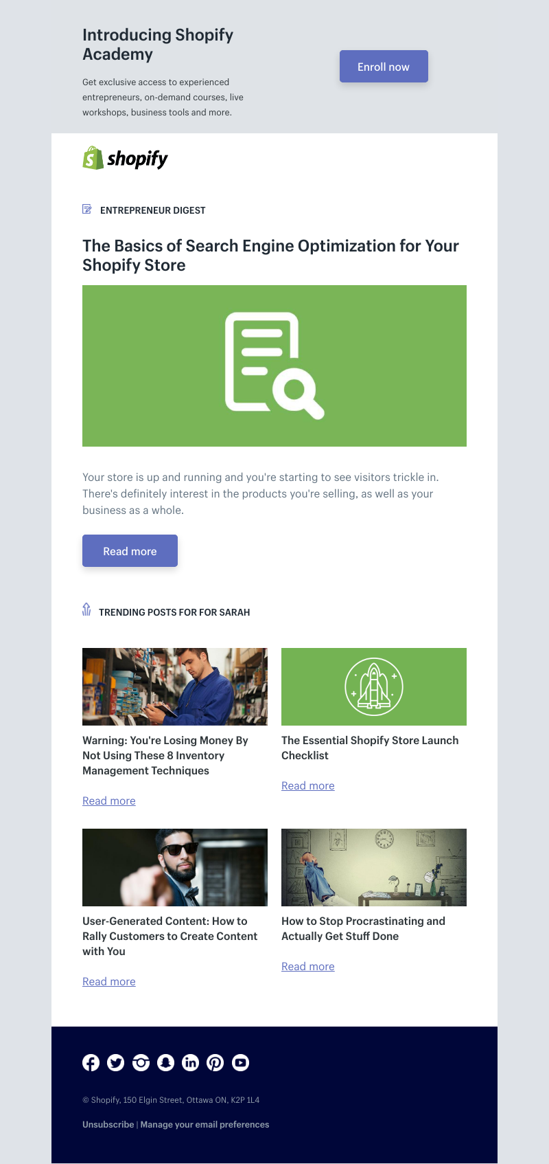 Shopify - SEO Optimization