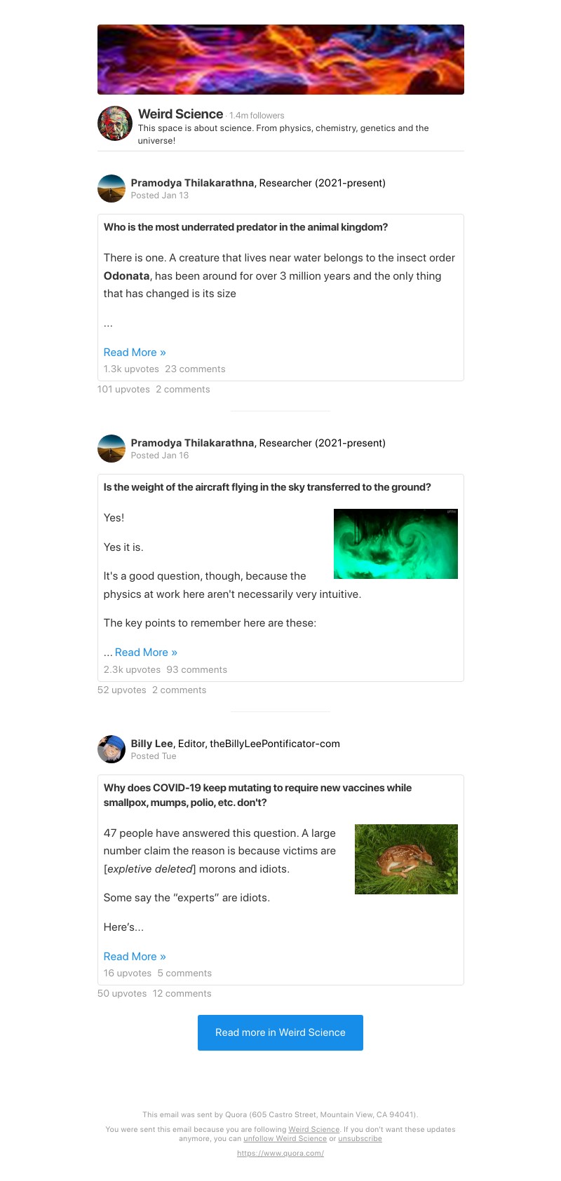 Quora - Who is the most underrated predator in the animal kingdom?