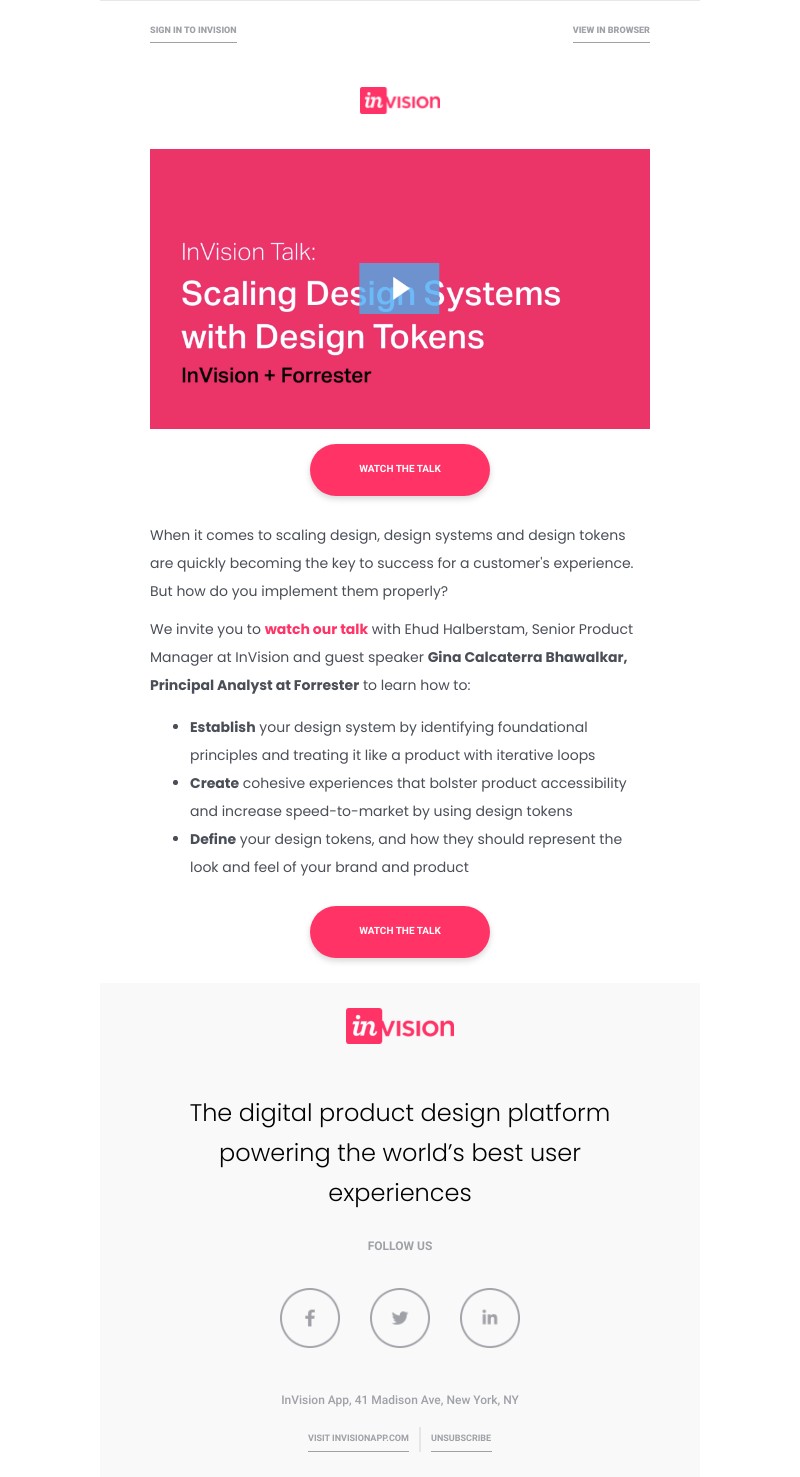InVision - Watch Today: Scaling Design Systems with Design Tokens