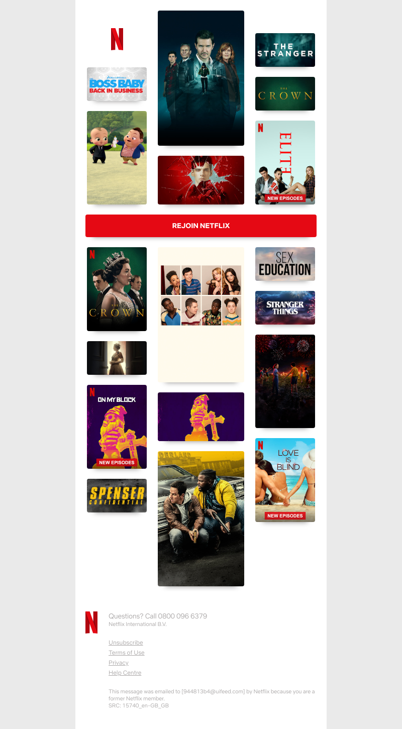 Netflix - Happy Friday, Sarah! Time to come back to Netflix...