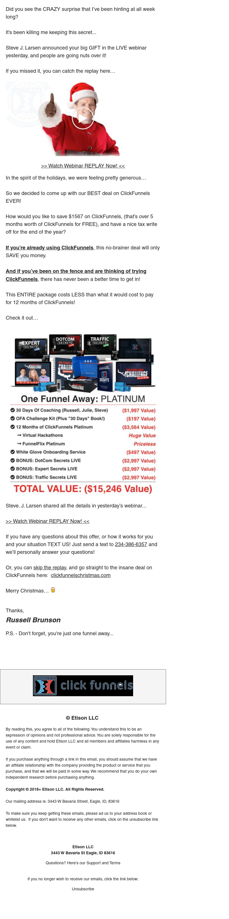 ClickFunnels - {REPLAY INSIDE} want your next 5 months of ClickFunnels for FREE?