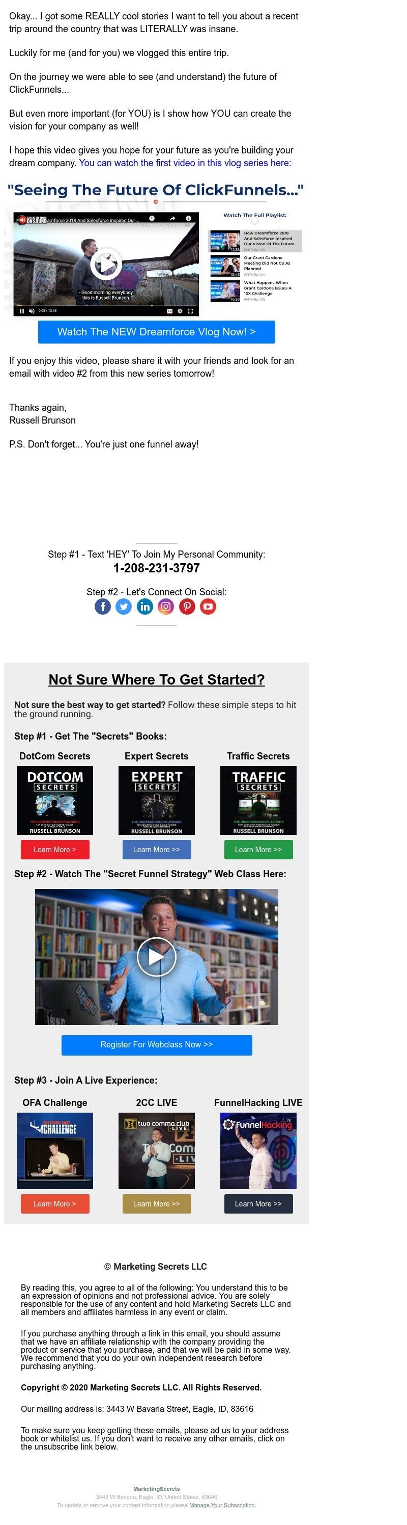 ClickFunnels - (part 1 of 3) ...seeing the future of ClickFunnels