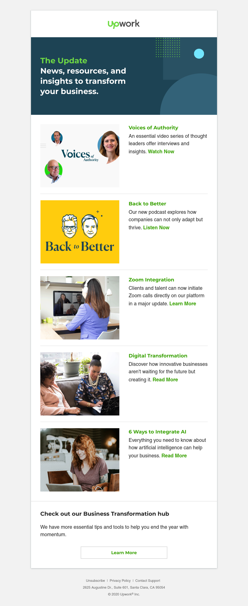 Upwork - Transform your business for year-end momentum
