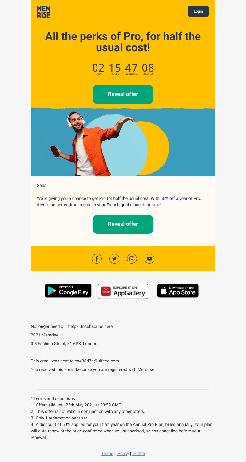 Memrise - Guess who's back, back again... it's 50% off!