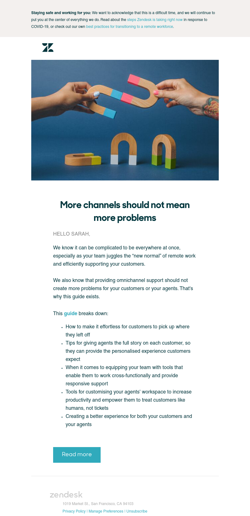 Zendesk - Making it easy for customers in challenging times