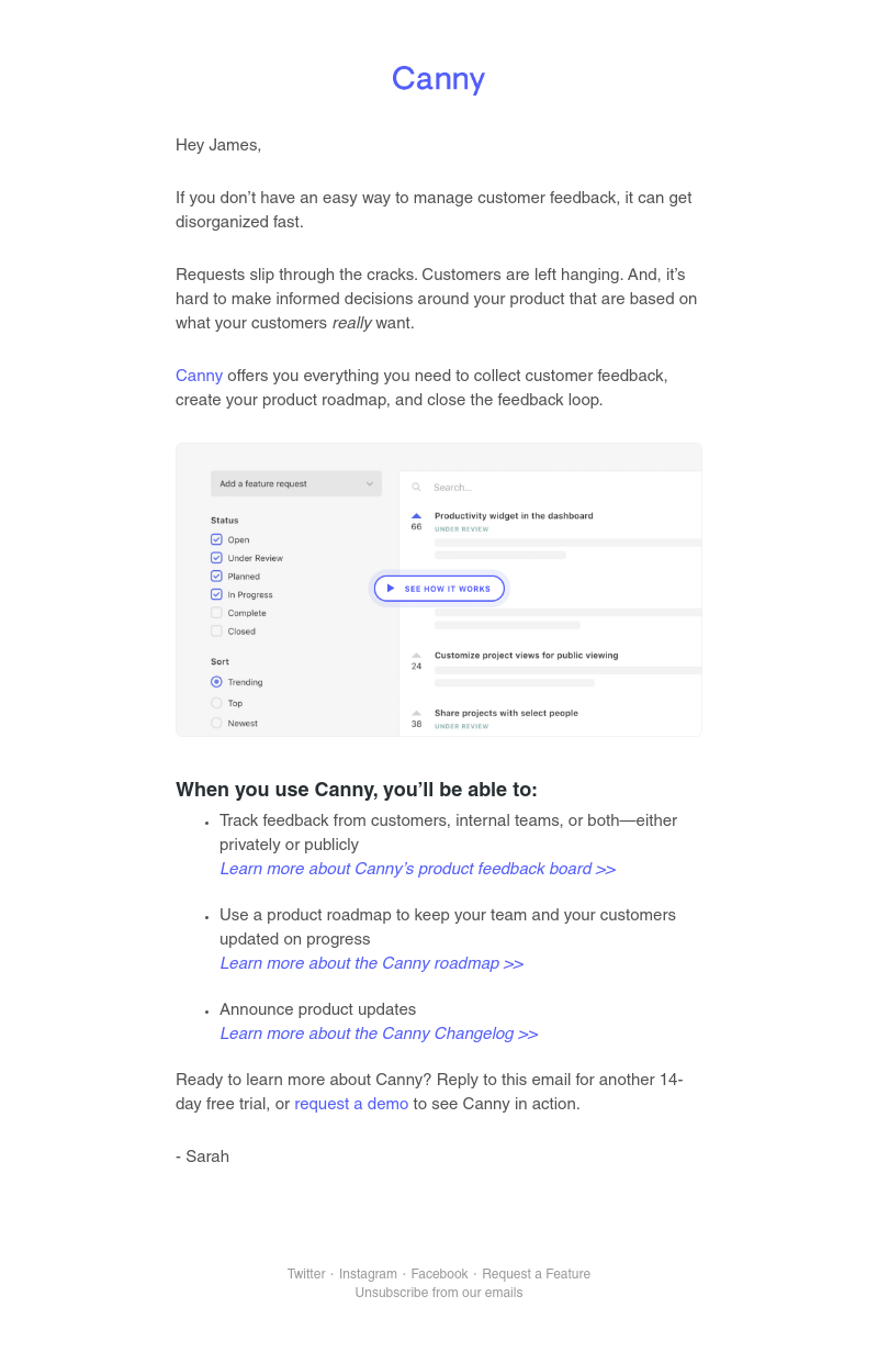 Canny - ✅ Track feedback to build better products with Canny