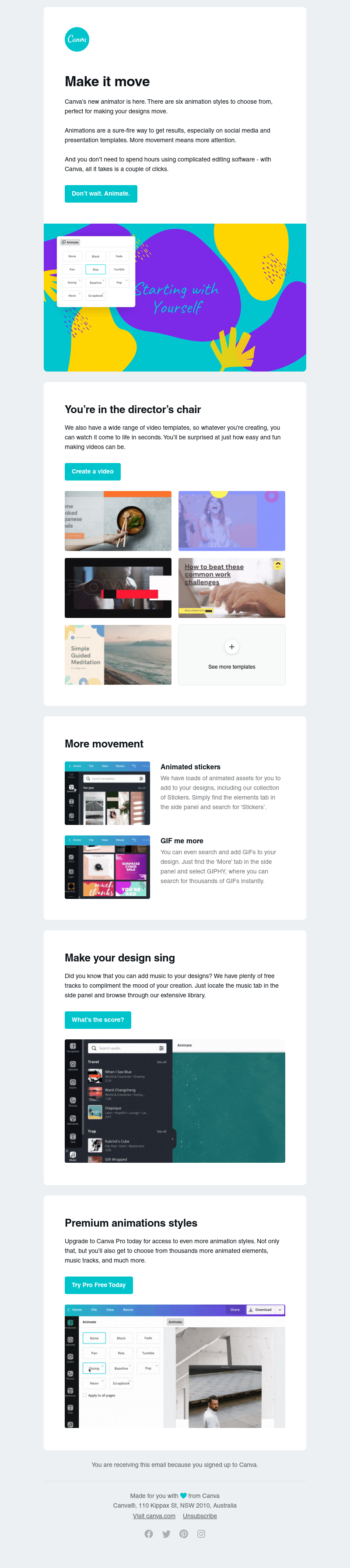 Canva - Make it move with Canva