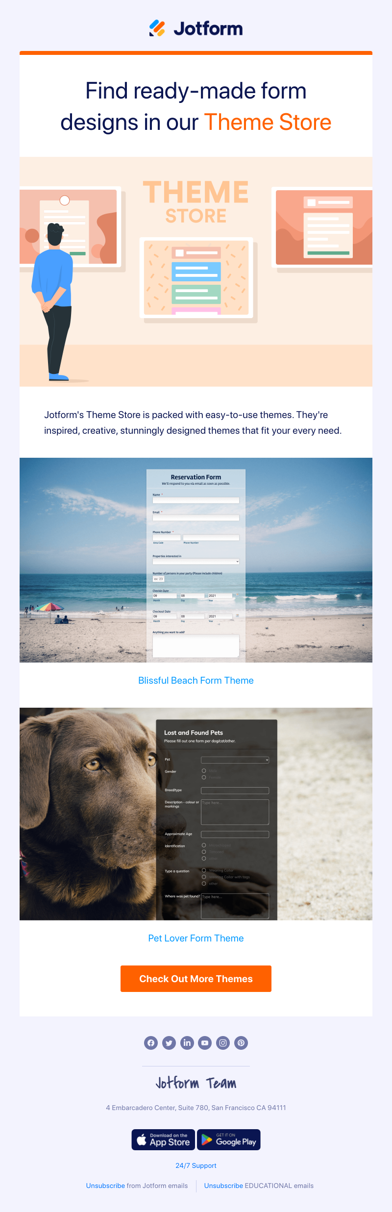 Jotform - Browse Jotform's Form Theme Collection