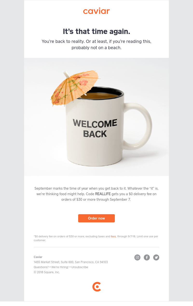  - REALLIFE is better when it’s a code for free delivery