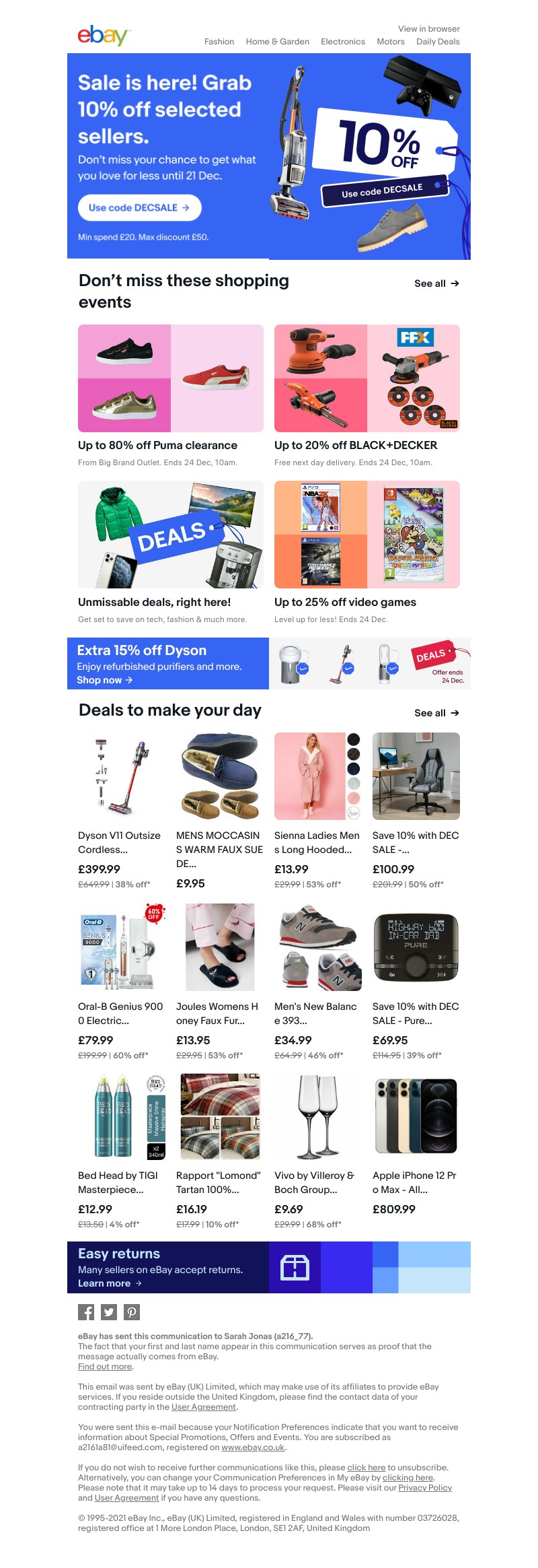 eBay - 🤑🏷️ Sale is here! Grab 10% off selected sellers.