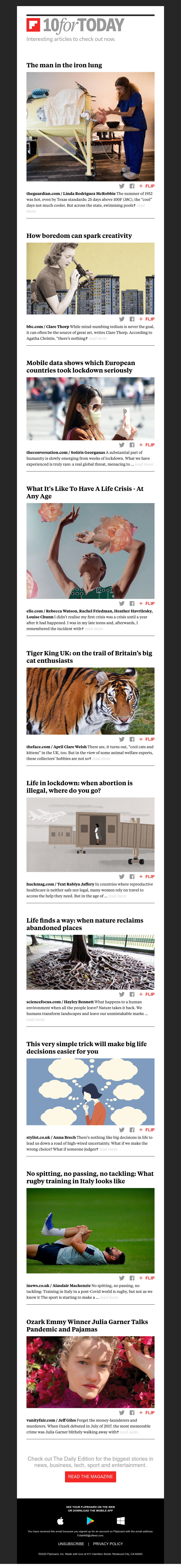 Flipboard - The man in the iron lung