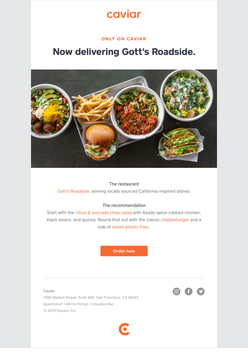  - Gott's Roadside is now only on Caviar