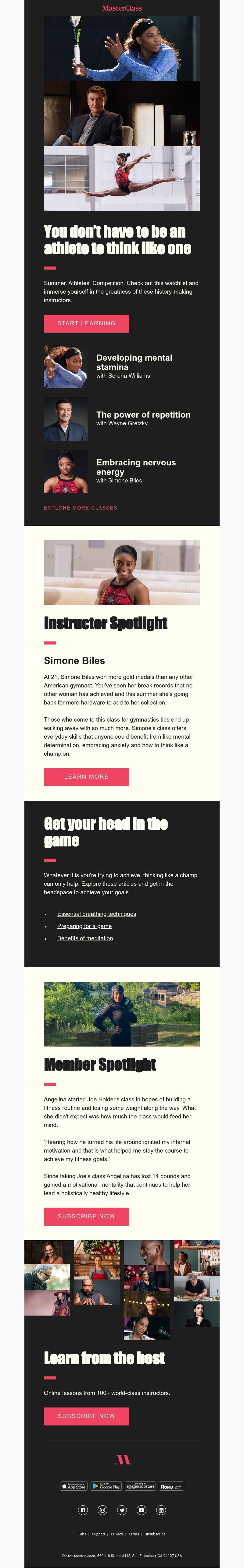  - Discover how to think like a champion