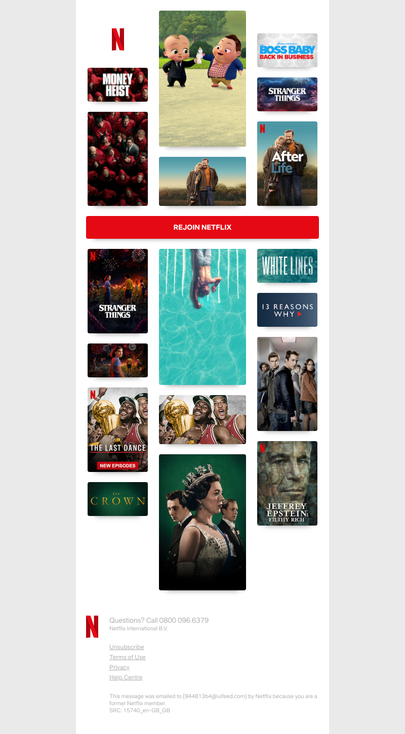 Netflix - Happy Friday, Sarah! Time to come back to Netflix...