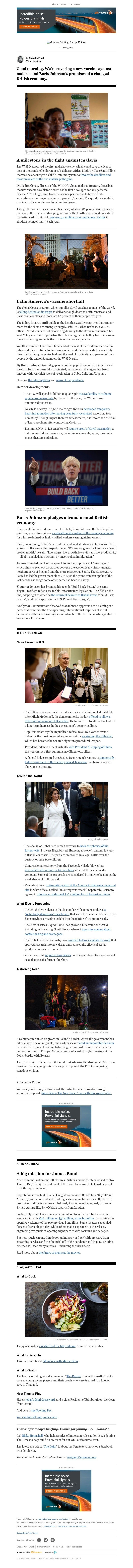 The New York Times - Your Thursday Briefing