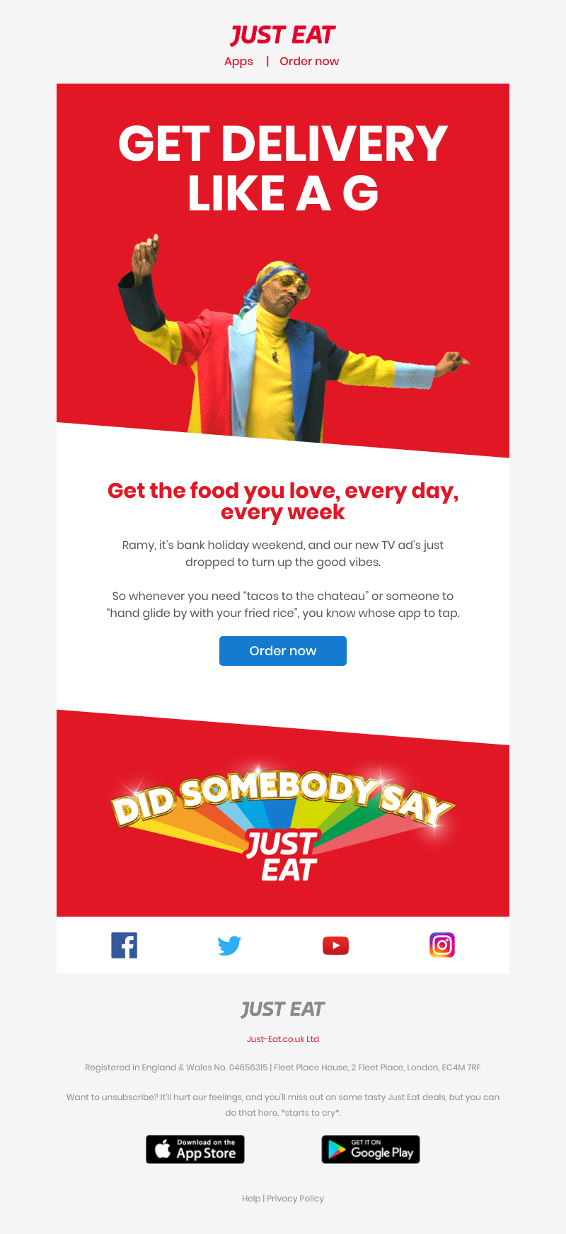 Just Eat - Oh my D O double G 🌭