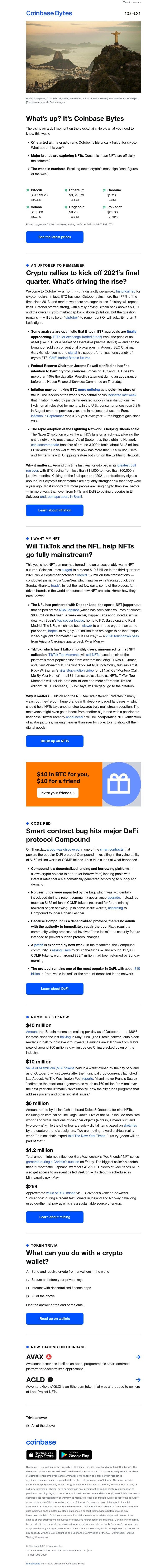  - What's driving crypto's early Q4 rally?