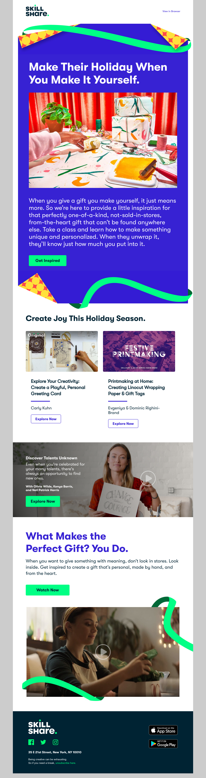 Skillshare - Create Joy This Holiday Season