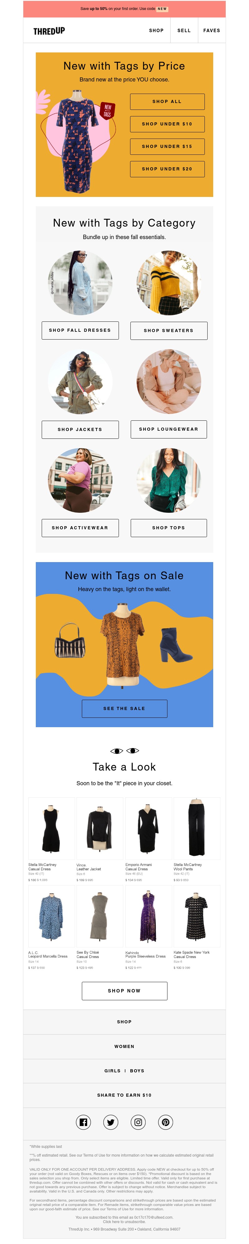 thredUP - 👀 These tags-still-on items are waiting...