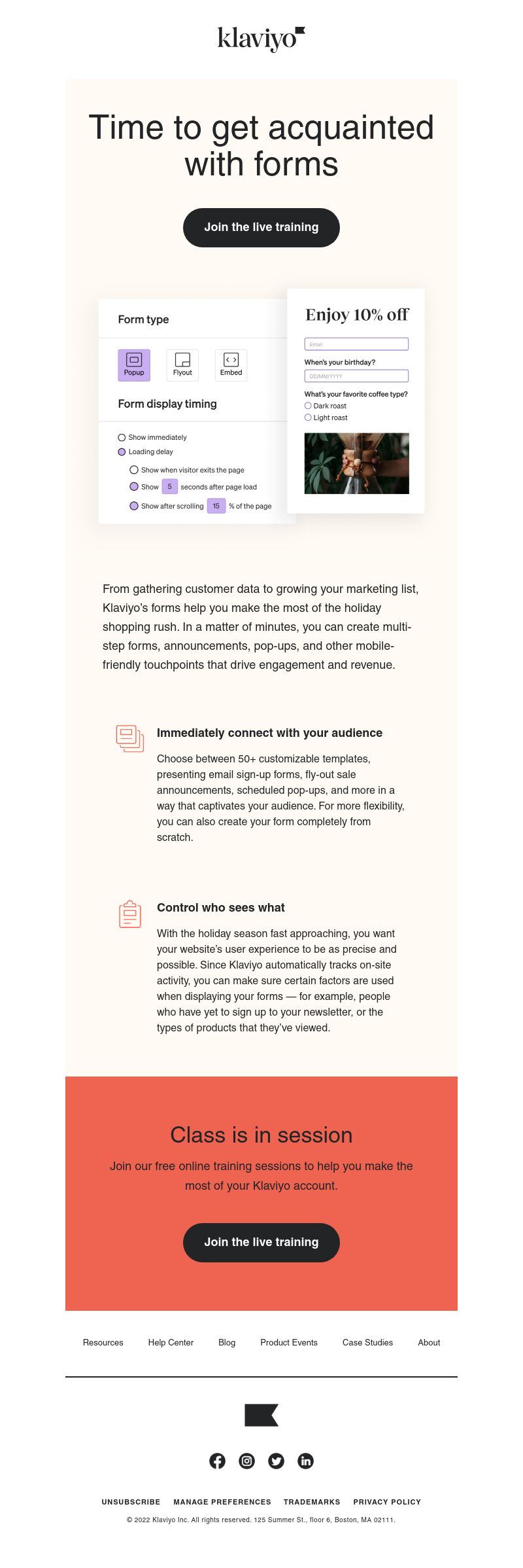 Klaviyo - Drive revenue with Klaviyo forms