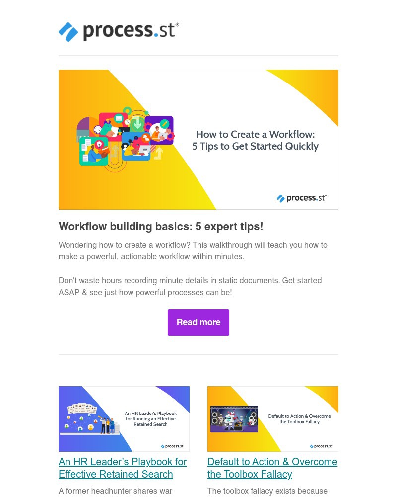Process Street - 5 expert tips to build the best workflows possible 💪