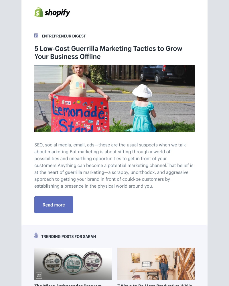 Shopify - 5 Low-Cost Guerrilla Marketing Tactics to Grow Your Business Offline