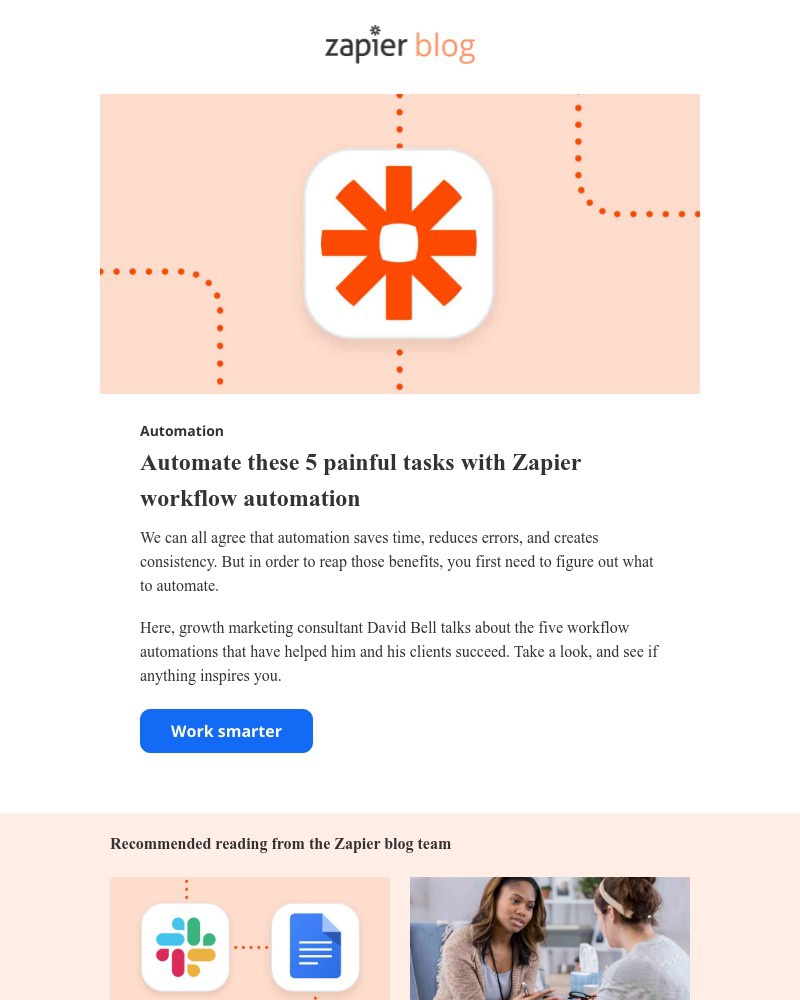 Zapier - 5 painful tasks you can automate